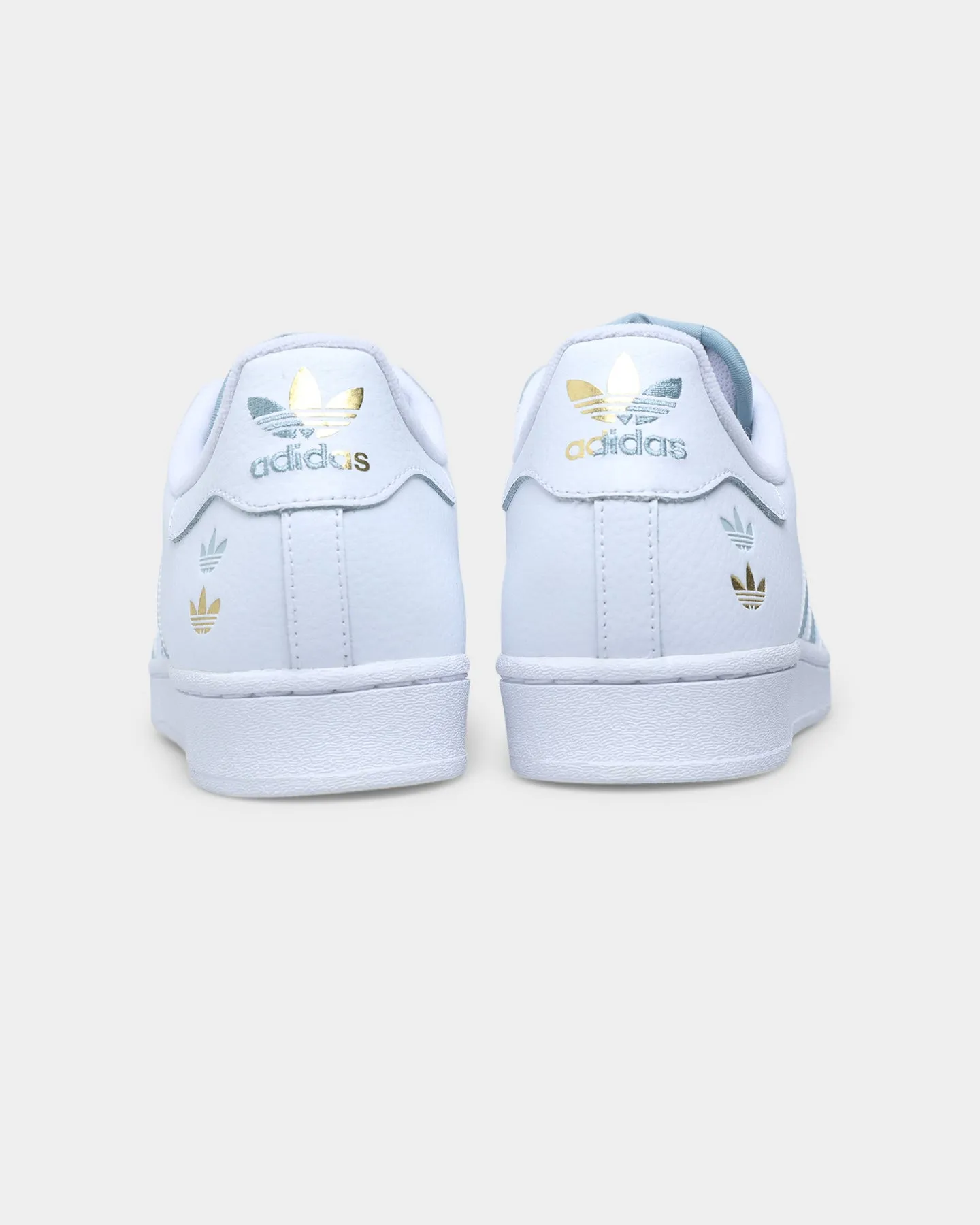 Adidas Superstar Cloud White /  Magic Grey / Gold Foil