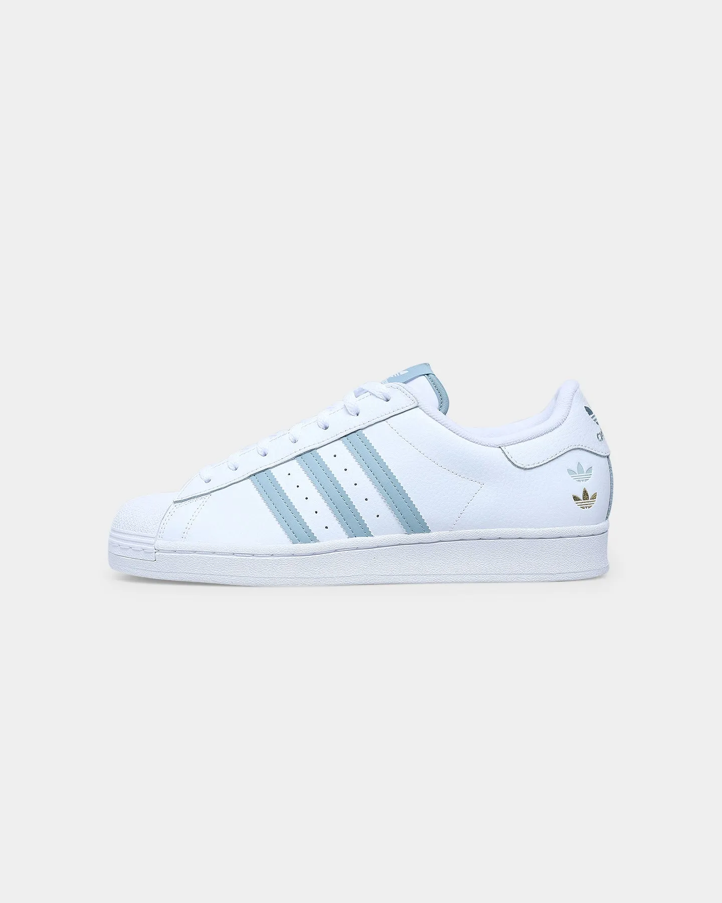 Adidas Superstar Cloud White /  Magic Grey / Gold Foil