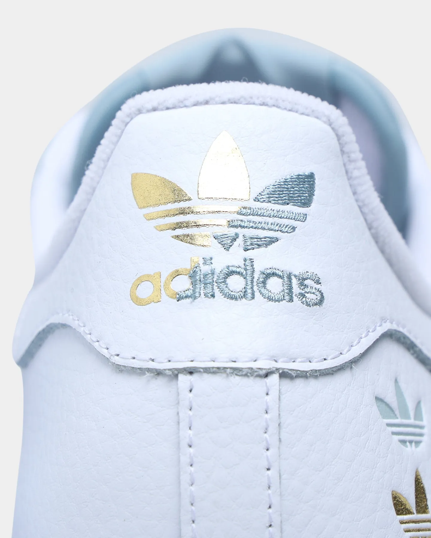 Adidas Superstar Cloud White /  Magic Grey / Gold Foil