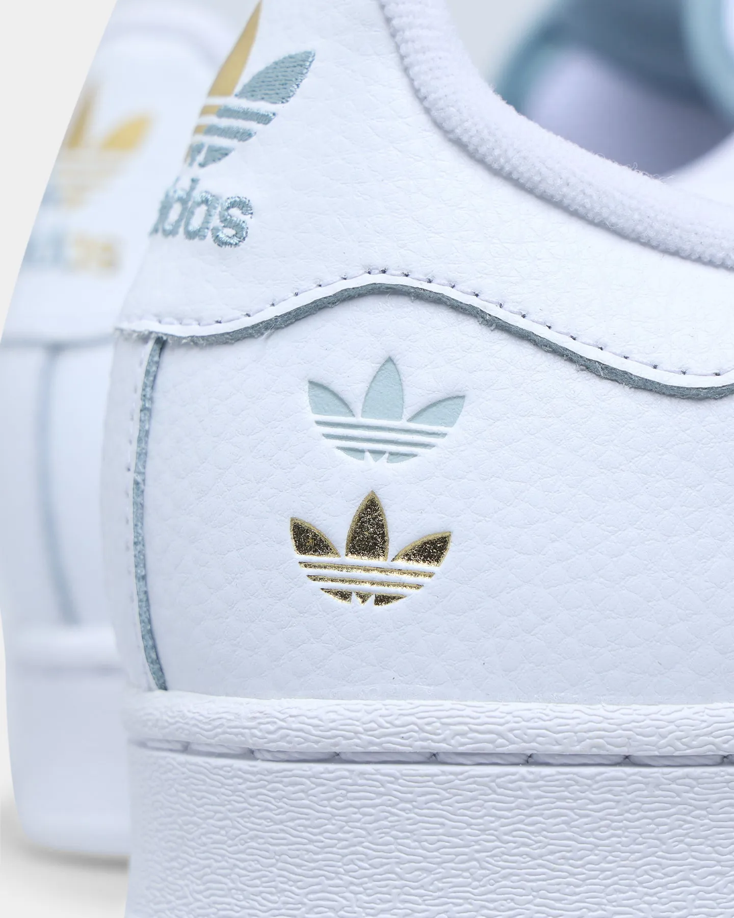 Adidas Superstar Cloud White /  Magic Grey / Gold Foil