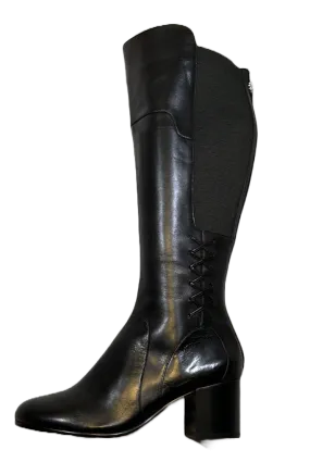 ADRIENNE VITTADINI Women's • Grant • Tall Boot - Black Soft Calf Leather -