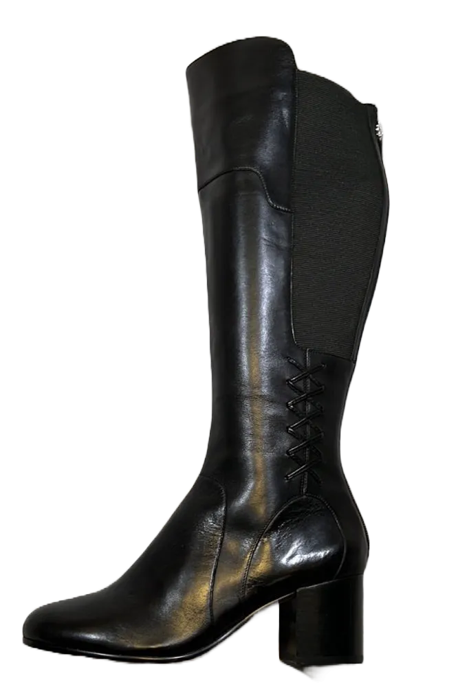 ADRIENNE VITTADINI Women's • Grant • Tall Boot - Black Soft Calf Leather -