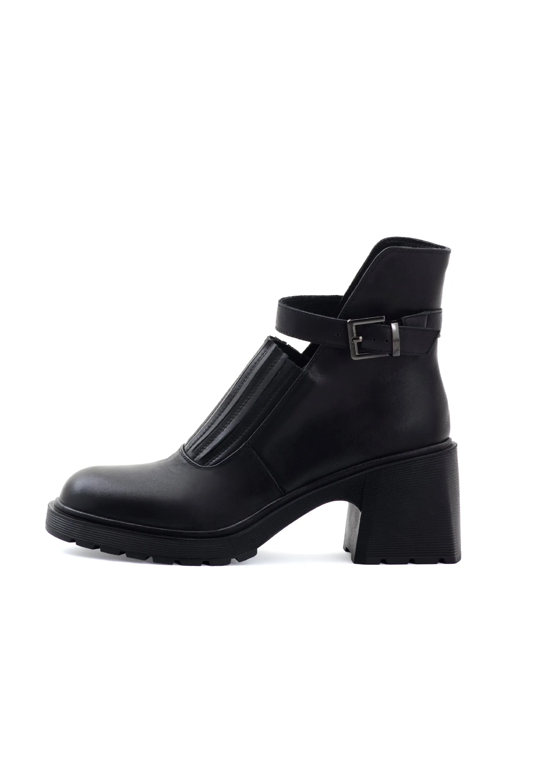 Block Heel Stylish Ankle Boots