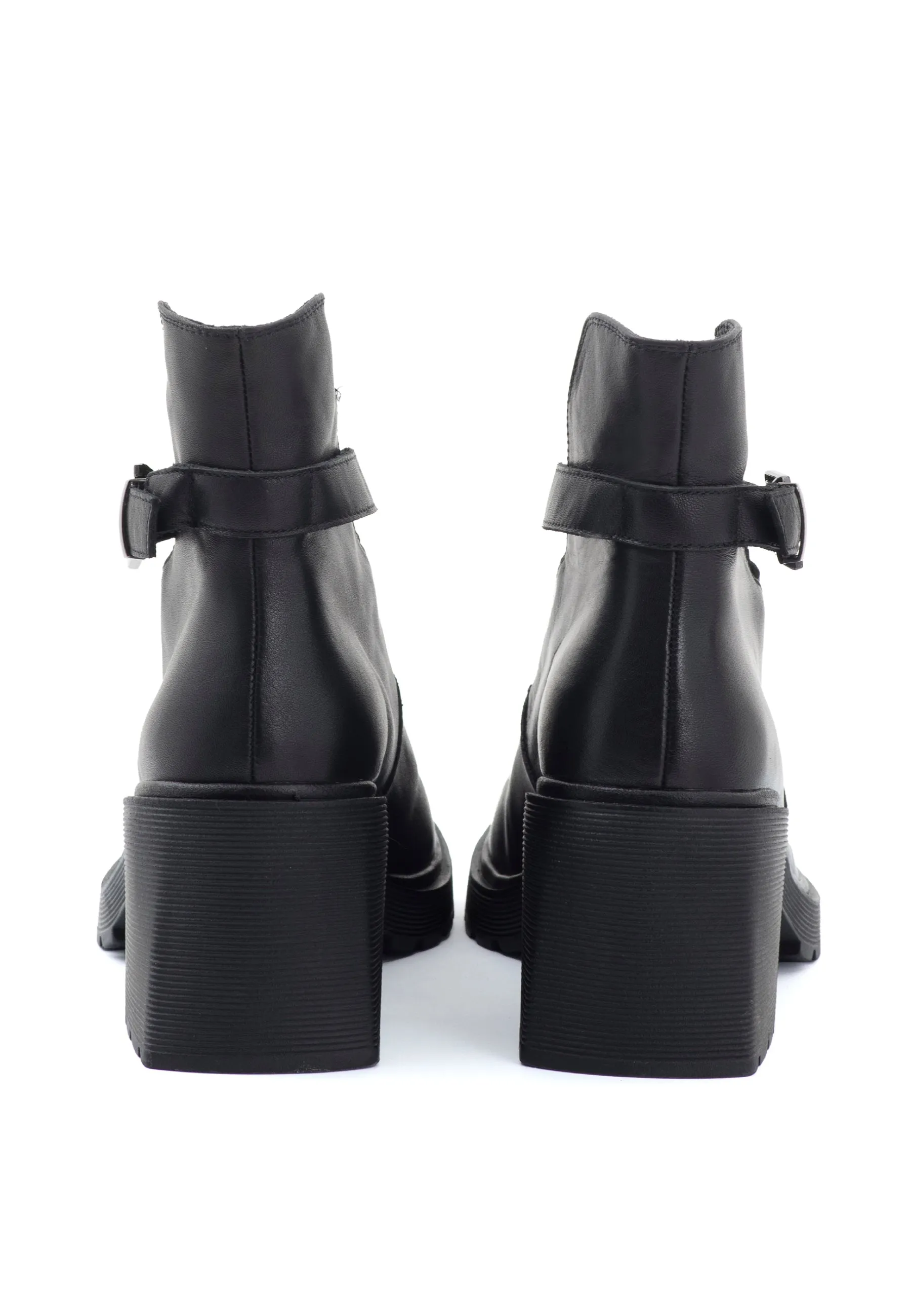 Block Heel Stylish Ankle Boots