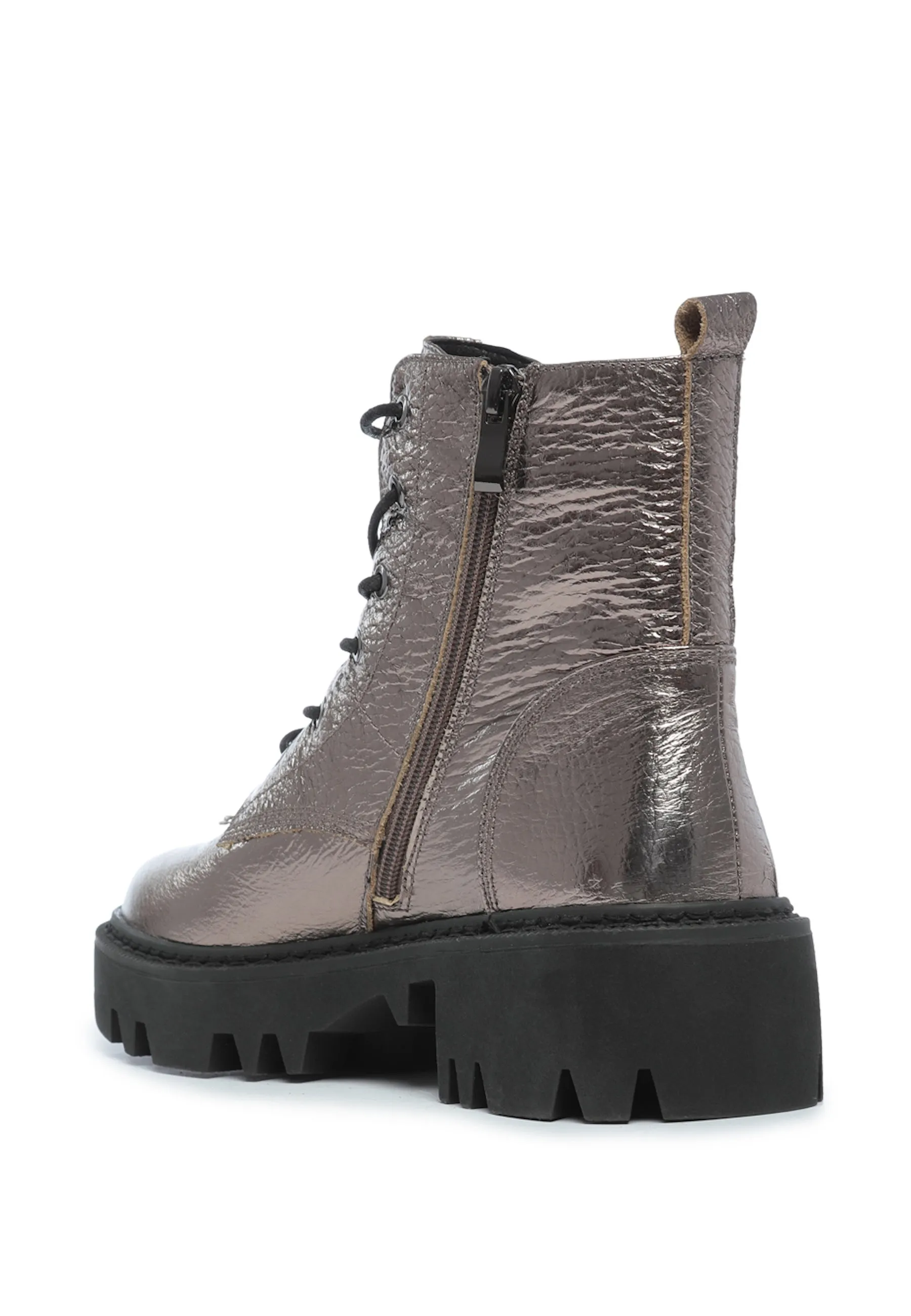 Bronze Women’s Combat Boots - Stylish & Rugged