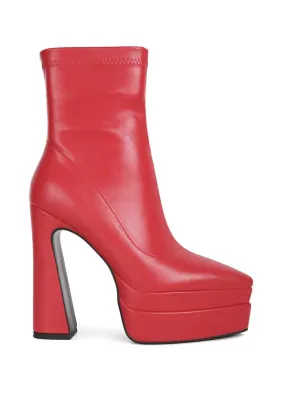 Dextra Stylish High-Platform Ankle Boots