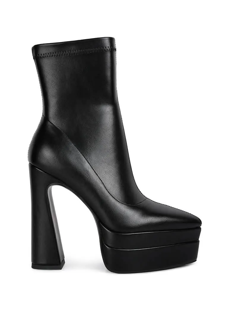 Dextra Stylish High-Platform Ankle Boots