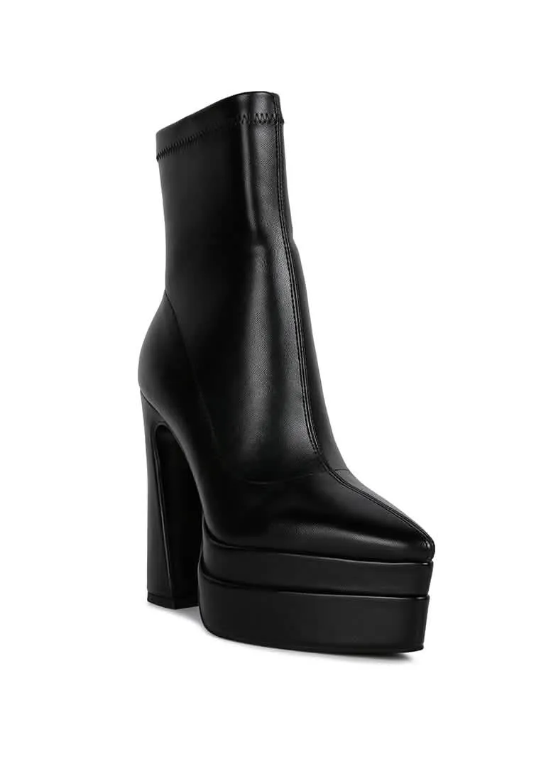 Dextra Stylish High-Platform Ankle Boots