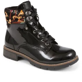 Floral Cuff Ankle Boots - WBINS38146 / 324 669