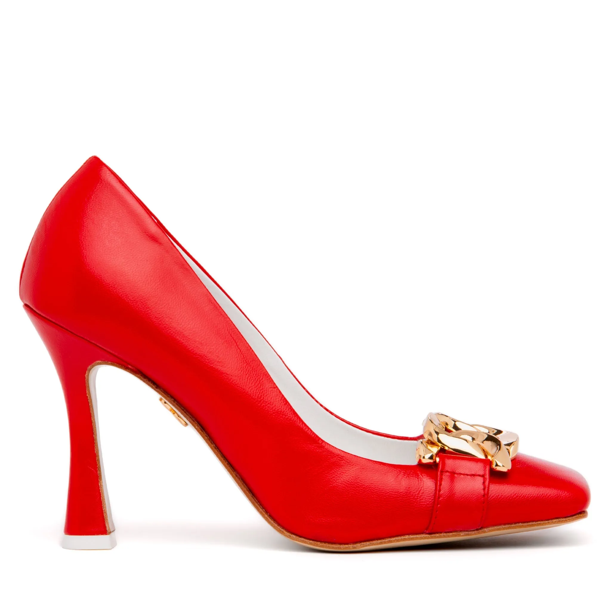 Franca Square Toe Leather Pump