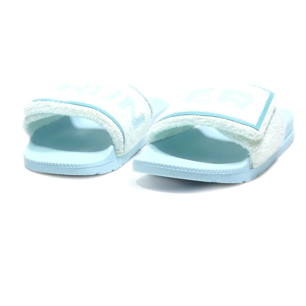 Hunter Sliders Fabric Blue Colour For Women