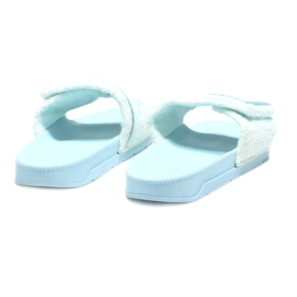 Hunter Sliders Fabric Blue Colour For Women