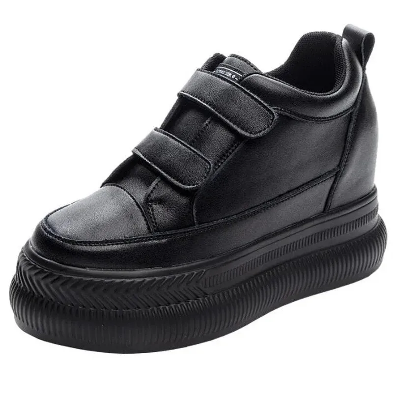 Joskaa 2024 New Black Platform Sneakers Comfortable