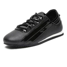 LOUIS STITCH Play Men's Egyptian Black Fashion Sneaker Comfortable for Men All Day Wear (SNK-SS) (Size- 9 UK)