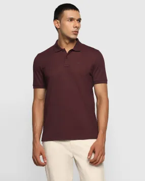 Must Haves Polo Wine Solid T-Shirt - Yuki