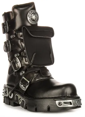 Newrock 389 Reactor Pocket 90s Boot In Black