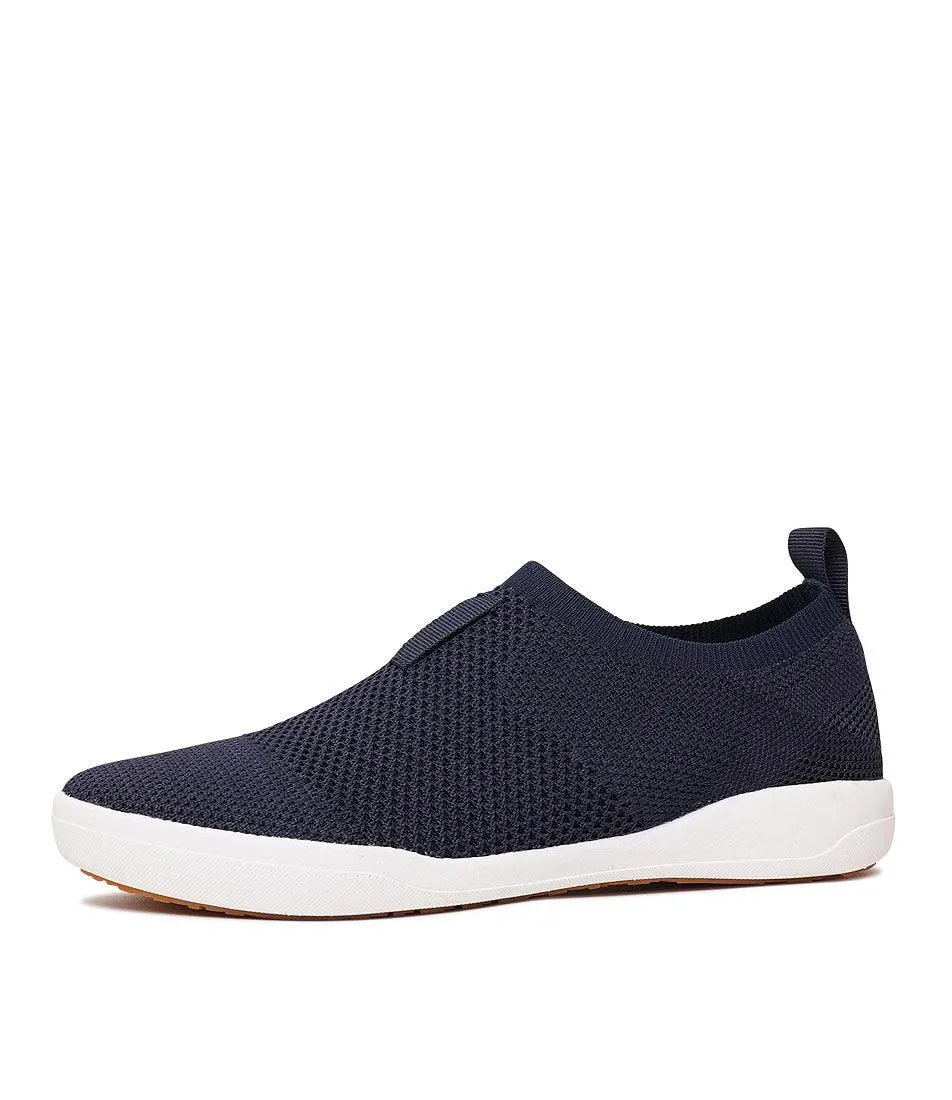 Sina 64 Navy Mesh Sneakers