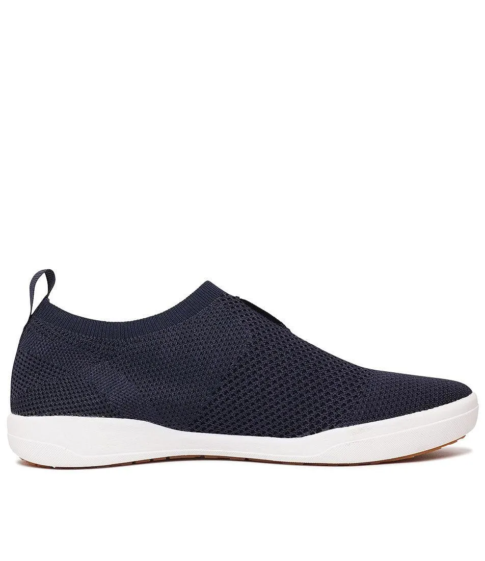 Sina 64 Navy Mesh Sneakers