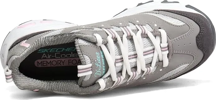 Skechers Womens D lites Sneaker 