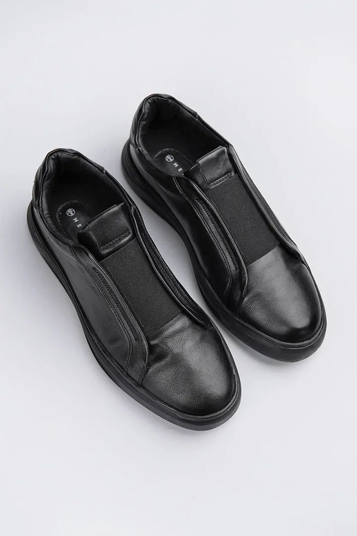 Slip On Shoes - Black