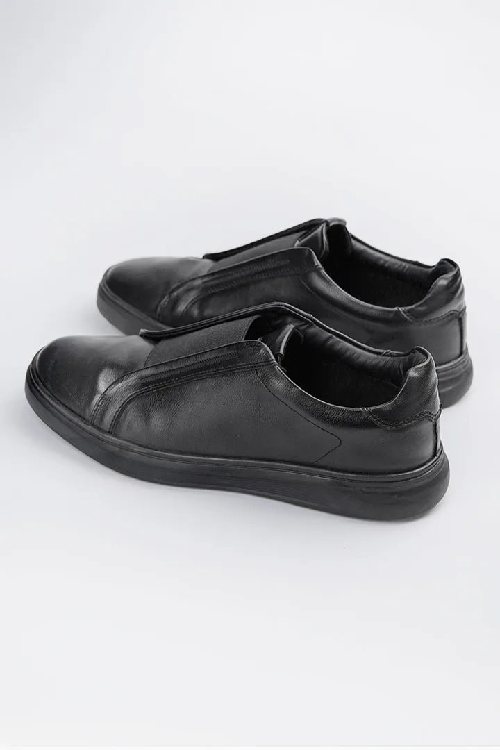 Slip On Shoes - Black