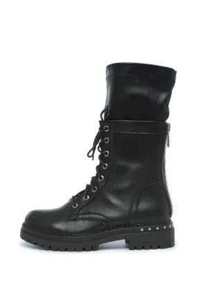 Tall Combat Lace-Up Boots