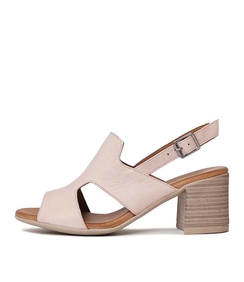 Wynstonn Nude Leather Heels