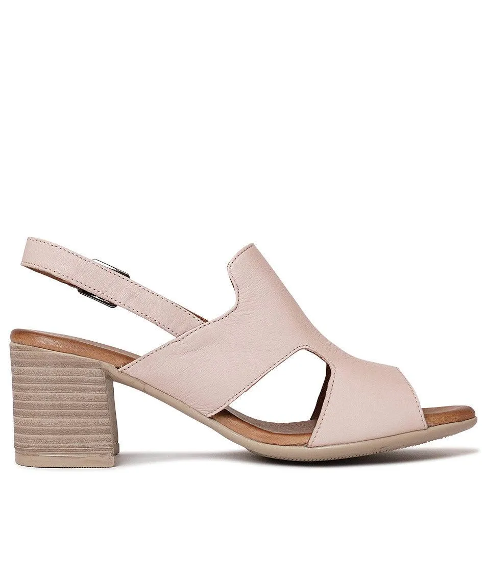 Wynstonn Nude Leather Heels